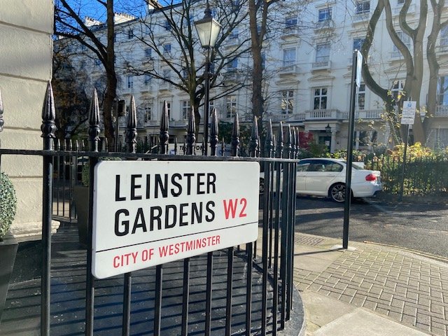 Leinster Gdns Sign